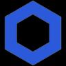 An image of the Chainlink (link) crypto token logo